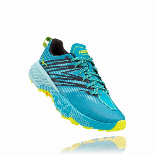 Hoka One One SPEEDGOAT 4 Trail Running Shoes For Women India Blue IN-6109